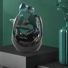 Backflow Incense Burner Abstract Couple Ornament Collectible Waterfall
