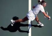 Steffi Graf of Germany during the US Open at the USTA National Ten- Old Photo 7