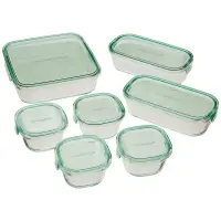 在飛比找蝦皮購物優惠-(現貨)日本Iwaki 耐熱玻璃保鮮盒-7件組