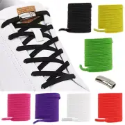 Elastic Silicone No Tie Sports Shoe Laces Shoelaces Trainers Shoes Adult&Kids