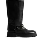 [Zadig & Voltaire] Zadig & Voltaire Angie Buckle-strap Boots 36 IT BLACK