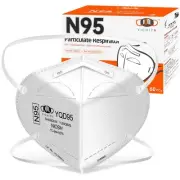 N95 Mask NIOSH Approved 60-Pack, Particulate Respirator N95 Face Masks Univer...