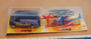 1979 CORGI JUNIORS SPIDER-MAN; SPIDER-VAN & HELICOPTER - BUBBLE TWIN PACK, NOS