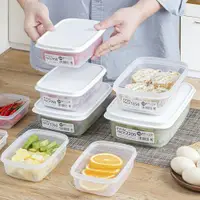 在飛比找ETMall東森購物網優惠-日本進口冰箱保鮮盒食品級可微波爐加熱小飯盒便攜密封水果便當盒