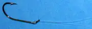 Eagle Claw 032 #2 Card of 6 Bronze Double Snell Hooks