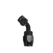Aeroflow 30 Degree Kryptalon One Piece Full Flow Swivel Hose End Black -16 AN
