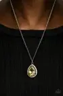 Paparazzi Accessories Jewelry Duchess Decorum Necklace Yellow 271n