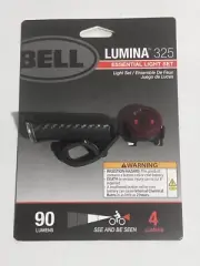 NEW- Bell LUMINA 325 LED 90-Lumens Powerful bike Bicycle Head Tail Light Set
