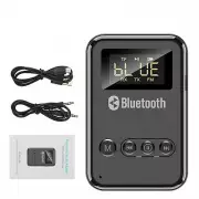Bluetooth 5.0 FM Transmitter Receiver Wireless Audio Aux Car Adapter TF Reader