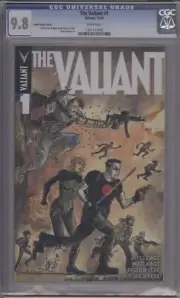 VALIANT #1 - JEFF LEMIRE AND MATT KINDT INTERLOCKING VARIANT - CGC 9.8