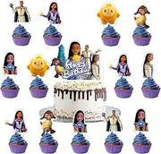 25PCS Cake Decoration Supplies, cupcake toppers decorations, suitable for birthday party themed party supplies