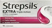 Extra triple action Cherry Lozenges by Strepsils 16 ct