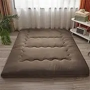 Japanese Futon Floor Mattress Foldable Single Double Queen King 4 in Thick Tatami Mat Non-Slip and Breathable Home(Medium,120X200CM)