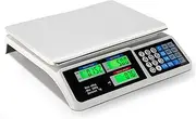 Giantex 40 kg Digital Kitchen Scale, High Precision Digital Commercial Food Meat Weighting Scale, kg/lbs Conversion, Rechargeable Electronic Digital Accurate Scale for Market Deli, Retail Outlets