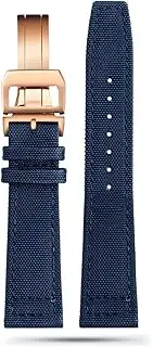[Generic] Nylon + Leather Watchbands Men Watch Band Strap With Fit For Iwc Pilot Watch IW389101 Series 20mm 21mm 22mm