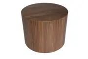 SK Designer Living | Woody Round Wood Side Table | Walnut
