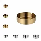Stainless Steel Living Room Ashtray Metal KTV Ashtray Bedroom Decoration Home