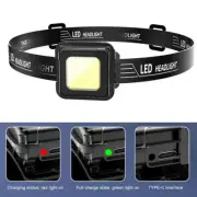 LED Outdoor Headlamp Super Bright via USB Rechargeable Mounted Head S1G5 ◇^