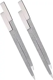 WOFASHPURET 4pcs Manicure Tools Fine Grit Plated File Nail File Fingernail Buffer Callus Scraper Nail Buffer Finger Sander Repairman Tools Hand Sanding Block Stainless Steel Silver