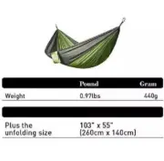 NWT Hammock Swing Camping Forbidden Road Backpacking Hammock 210D Nylon Straps