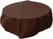 Style Selections 37.99-Inches Brown Round Firepit Cover
