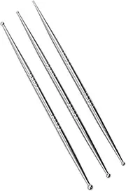 3pcs Sculpture Modeling Tools, Clay Tools, Dotting Sculpting Modeling Tools Set, Double Ended Metal Ball, Cake Decoration Tools