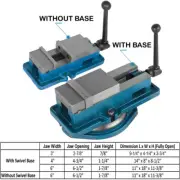 3",4",6'' Accu Lock Bench Clamp Lock Vise with or without 360℃ Swivel Base