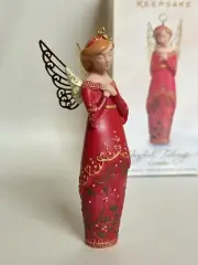 2005 Hallmark Keepsake 4” Red Angel Ornament “Cordelia” New in Box