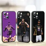 外殼 4QOQ LEBRON JAMES IPHONE 12 13 MINI 11 PRO MAX 軟矽膠手機殼