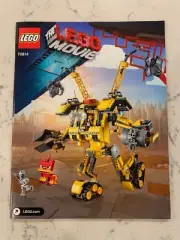 INSTRUCTION MANUAL ONLY from LEGO 70814 Emmet's Construct-o-Mech, Brand New!