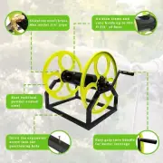 Heavy Duty Garden Hose Reel for 5/8" Hose with Crank Handle, Retractable, Wall