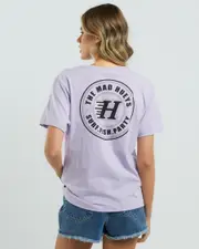 [The Mad Hueys] The Mad Hueys Women's H Series T-Shirt in Baby Lilac Size Small S Baby Lilac