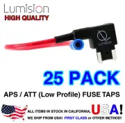 Lumision Add-A-Circuit 25 Pack Low Profile APS ATT Fuse Tap Lot Dash Cam Radar