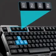 Keyboard Mouse Combos Waterproof Multimedia 2.4GHz Wireless Gaming Keyboard
