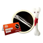 Giant Microbes Broken Bone Human Biology Soft Plush Cuddle Stuffed Toy