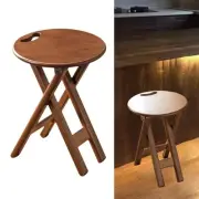 Foldable Stool Furniture Portable Folding Bar Stool for Home Kitchen Vanity