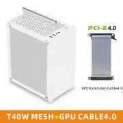 METALFISH T40 Mini ITX Case 7L Compact Transparent PC Chassis SFX Support