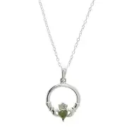 SALE 30% OFF Irish Sterling Connemara Claddagh Pendant J.C. Walsh #10801
