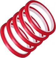 LIFKOME 5pcs Automotive Heat Tape Double-Sided Wrapping for Car Decoration Self-Adhesive Design Temperature Resilient for Doors