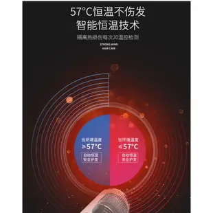 【新概念吹風機】負離子吹風機 59秒速幹 智能變頻 大功率電吹風機 沙龍錘子吹風機