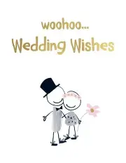 [Simson] Smudge Bride and Groom Wedding Card