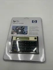 Vintage HP 12C Financial Calculator w/ Case And Manual - 2004 Repack By HP