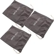 VALICLUD 3pcs Canvas Hair Dryer Bag Safe Storage Pouch Hair Dryer Container Drawstring Hair Tool Pouch Travel Hair Dryer Pouch Makeup Storage Bag Drawstring Storage Bag Cloth