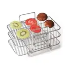 Stackable Baking Dehydrator Rack Detachable Baking Pan Grilling Rack Microwave