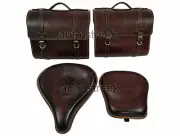 Fit For Royal Enfield Classic 350cc 500cc Front & Rear Seat With Luggage Bags