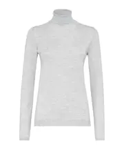 Brunello Cucinelli Turtleneck Knitted Jumper S,XL,XS,L,M Pebble