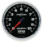 Auto Meter 5in S/C II In-Dash Tach 10K RPM