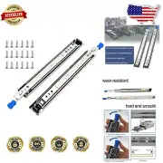Professional Grade Locking Drawer Slides – Heavy Duty, 3-Fold, 30 Inch, 260 lb