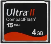 10 SanDisk Ultra II 4GB 15Mb/s CF Compact Flash Genuine Memory - 10 Pack