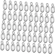[BEBEMOKO] 50pcs Charm Kit English Letter Pendant Alloy Charms for Jewelry Making Accessories Necklace Bracelet